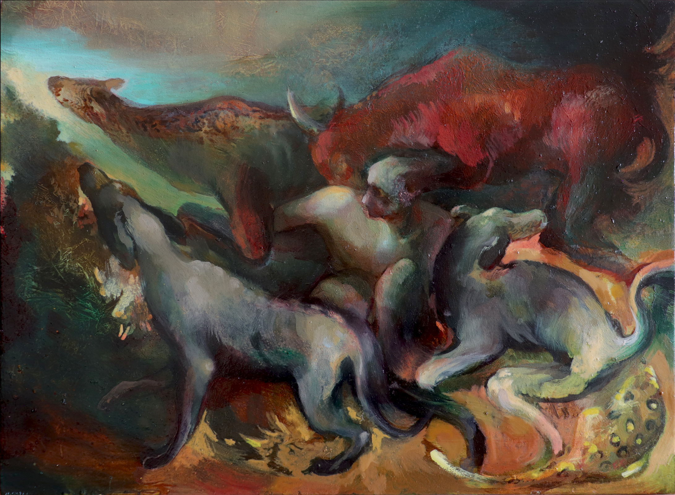 "Arca", 2025  | Pittura ad olio su tela  |  32 x 47cm
